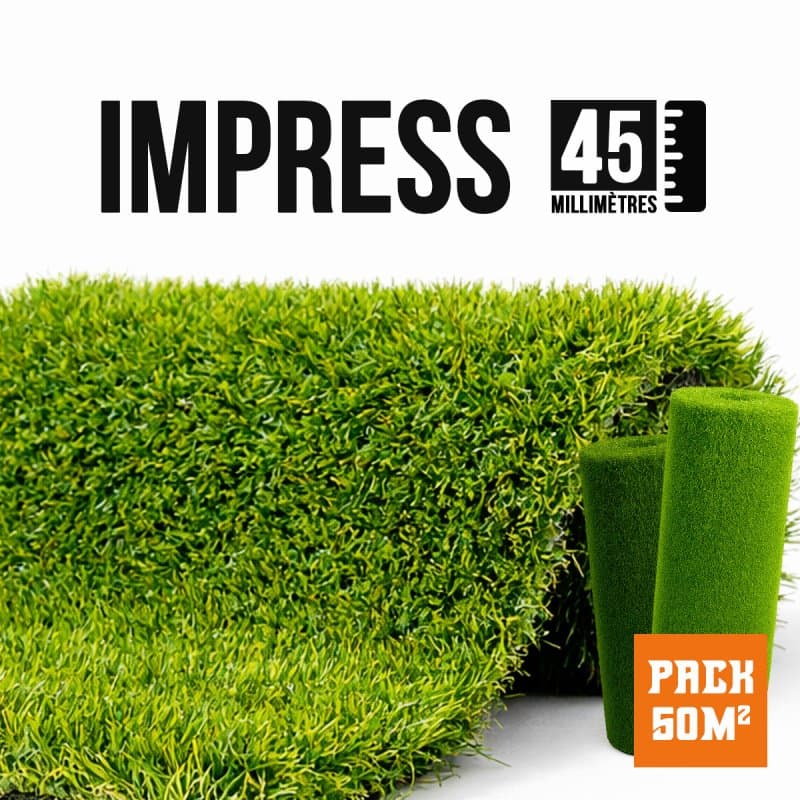 Pack Impression / Lille 45mm de 25m² Gazon synthétique à 24€TTC/M²